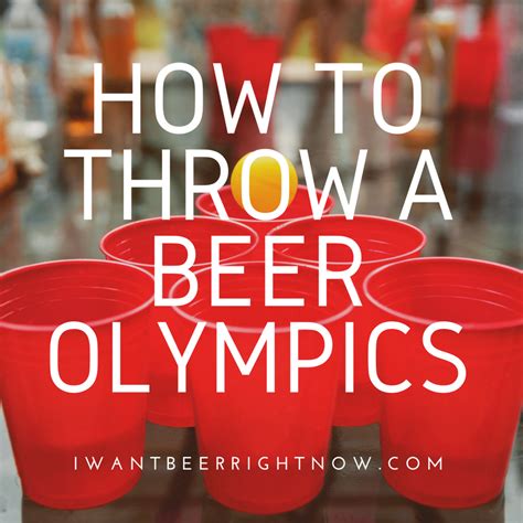 beer olympics games|25 Beer Olympics Games to Get the Party Started